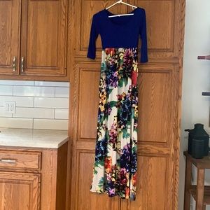 Pink Blush Maternity Maxi Dress